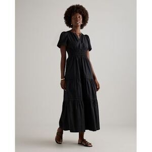 Quince Black Maxi Dress